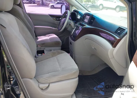 2012 Nissan Quest S z USA, uszkodzony, nr VIN JN8AE2KP1C9041642